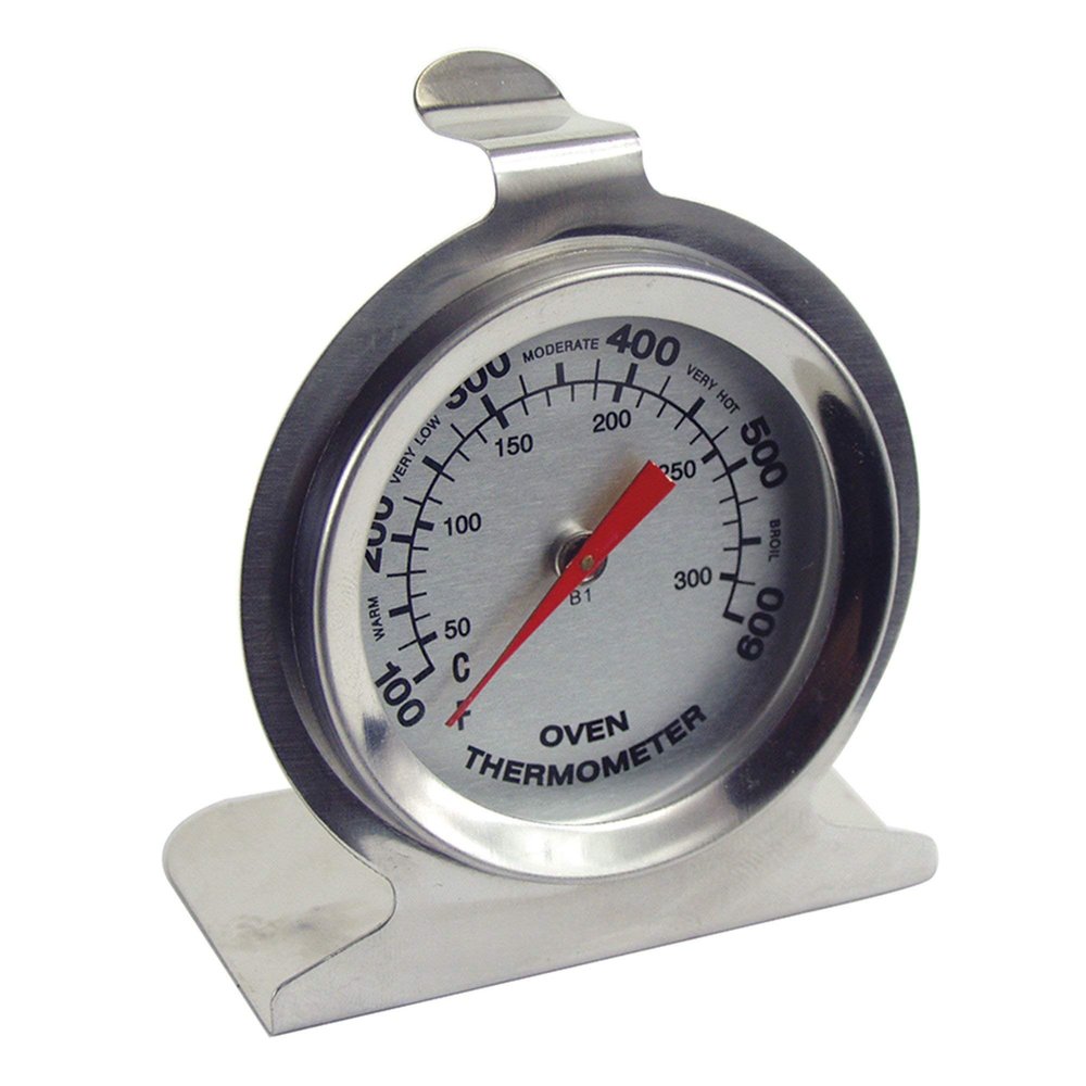 Fox Run Oven Thermometer, Commercial Stainless Steel, Large Dial