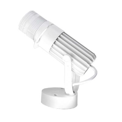 LUMINTURS 10W LED Ceiling Picture Spot Downlight Focus Adjustable Zoom Zoomable Lamp Fixture Light White-Finish Pure White