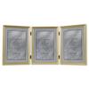 Lawrence Frames Bead Border Design, 5x7 Triple, Satin Gold view 2