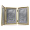 Lawrence Frames Bead Border Design, 5x7 Triple, Satin Gold view 3