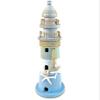 Puzzled COTA Global Ocean Breeze Lighthouse Decor - Handmade and Crafted Wooden Lighthouse Decoration with Starfish, Decorative Beach Style Tabletop Centerpiece - 12.25 Inches view 1