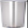 San Jamar Small Pull-Type Cup Dispenser Fits 4-10 Oz Cups with Flip Caps for Restaurants, Dining Halls, and Fast Food, Stainless Steel, 23.5 Inches, Silver view 1