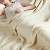 Tex Trend 100% Cotton Blankets Queen Size - Waffle Weave Versatile Cotton Blanket - Breathable and Soft for Spring Summer - Gift for Women, Ivory, Queen 90x90 Inches view 3