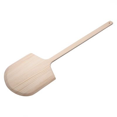 Winco 12" x 13" x 42" Wooden Pizza Peel With 42" Handle