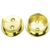 Nuk3y Heavy Duty Metal Steel Closet Pole Socket Set 1-1/2" (Polished Brass) view 3