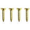 Nuk3y Heavy Duty Metal Steel Closet Pole Socket Set 1-1/2" (Polished Brass) view 4