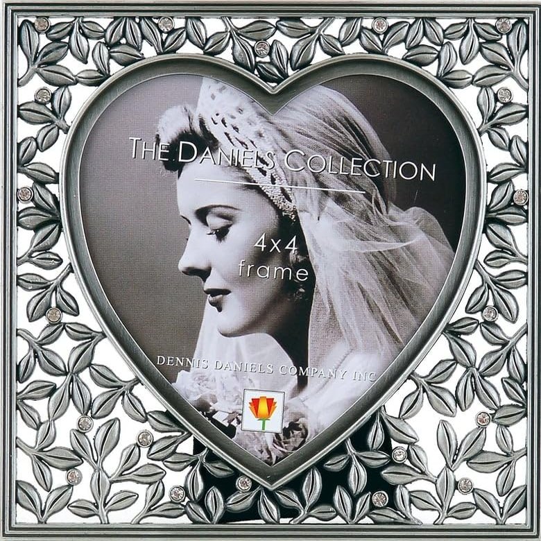 Dennis Daniels Designs Heart and Vines - Pewter (4x4-4x4