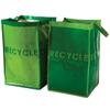 G.U.S. Recycle Bags for Home, Kitchen, Office | Waterproof, Durable, Easy to Wash, Reusable w/Extra Sturdy Handles | Made of recycled materials, 30L Capacity ea. | Set of 2 view 1