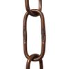 RCH Hardware CH-S58-40-AC Steel Chandelier Chain 7 Gauge, Antique Copper (1 Foot) view 1