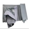 Dependable Industries inc. Essentials Fabric Sink Skirt Diamond Mosaic Stitch Platinum Silver Grey view 4