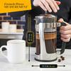 ESPRO P5 French Press Coffee Maker  Patented Double Micro-Filter for Grit Free Brew, Heat-Resistant Thicker Borosilicate Glass Coffee Press  32 oz view 2