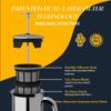 ESPRO P7 Polished French Press Stainless Steel 304  Patented Double Walled Micro-Filter Insulated French Press Coffee Maker, Grit-Free Brew - Heat Resistant BPA Free (18oz) view 3