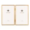 Lawrence Frames Metal Frame, Simply, Gold, 4x6 Double view 1