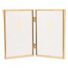 Lawrence Frames Metal Frame, Simply, Gold, 4x6 Double view 2