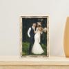 Lawrence 712246 4-Inch W x 6-Inch H Gold Metal Picture Frame with Bamboo Design view 2