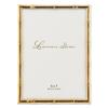 Lawrence Frames 5" W x 7" H Gold Metal Picture Frame with Bamboo Design (712257) view 1