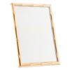 Lawrence Frames 5" W x 7" H Gold Metal Picture Frame with Bamboo Design (712257) view 3