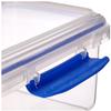 Sistema KLIP IT Rectangular Collection Food Storage Container, 33.8 oz./1 L, Clear/Blue view 4