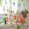 HMANE 1X2M Sheer Voile Butterfly Pattern Shade Curtain Offset Print Tulle Window Door Drape Curtain for Bedroom Living Room Balcony Coffee House (2 Panels) view 2