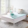 Linenspa 3 Inch Swirl Gel Memory Foam Mattress Topper, Full Size  Cooling Gel Infused, Ventilation Holes  Pressure Relieving Bed Topper  CertiPUR Certified view 1
