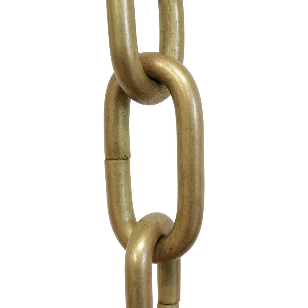 RCH Hardware CH-07-AB Brass Chandelier Chain, Antique Brass (1 Foot)