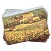 Pimpernel Tuscany Collection Placemat Set  (15.7" x 11.7") Cork-Backed Table Mats with Exclusive Art Print, Heat Safe & Stain Guard, Stylish Decorative Dining Mats for Entertaining & Everyday Use view 1