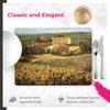 Pimpernel Tuscany Collection Placemat Set  (15.7" x 11.7") Cork-Backed Table Mats with Exclusive Art Print, Heat Safe & Stain Guard, Stylish Decorative Dining Mats for Entertaining & Everyday Use view 3