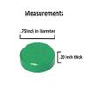 Dowling Magnets Ceramic Disc Magnets (magnetic discs measure .75 inch in diameter x .20 inch thick each), Set of 10 view 3
