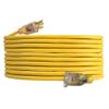 US Wire and Cable 12/3 Gauge x 100-Foot Lighted Heavy Duty General Purpose Extension Cord  12/3 Gauge, Yellow, Kink-Resistant, Heavy Duty, Power Indicator Light, SJTW, Made in USA view 2