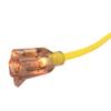 US Wire and Cable 12/3 Gauge x 100-Foot Lighted Heavy Duty General Purpose Extension Cord  12/3 Gauge, Yellow, Kink-Resistant, Heavy Duty, Power Indicator Light, SJTW, Made in USA view 3