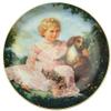 Reco Golden Afternoon Plate by Sandra Kuck - Barefoot Children Collection - CP930 view 1
