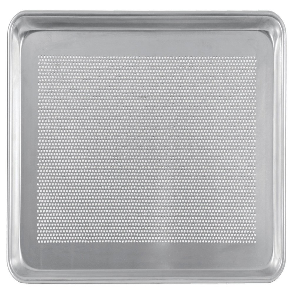 Crestware Perforated Half Sheet Pan, 18 by 13 by 1", Silver