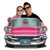 Beistle Photo Prop - Pink Convertible view 1