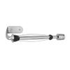 Kamenstein Perfect Tear Wall Mount Paper Towel Holder, Patented Design for One-Handed Use, Rounded Finial, 14-Inch, Brushed Silver Metal Finish view 2