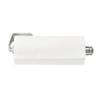 Kamenstein Perfect Tear Wall Mount Paper Towel Holder, Patented Design for One-Handed Use, Rounded Finial, 14-Inch, Brushed Silver Metal Finish view 3