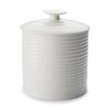Portmeirion Sophie Conran Medium Storage Jar 5.5 Inch / 40 Oz - White Fine Porcelain Kitchen Canister for Rice, Biscuits, Tea & Pantry Essentials, Lidded Countertop Container, Dishwasher Safe view 1