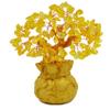 Omonic 7 Inch Feng Shui Citrine Quartz Gemstone FengShui Money Tree Natural Gold Crystal Office Room Good Luck Fortune Decoration view 1