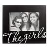 Malden International Designs The Girls in Cursive Words Picture Frame, 4x6, Black view 1