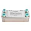 Ferroday 20 Plate Wort Chiller Stainless Steel Brazed Plate Heat Exchanger 1/2 NPT Thread Plate Chiller (7.5" x 1.97") view 1