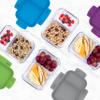 Bentgo Glass Snack - Leak-Proof Bento-Style Snack Container with Airtight Lid and Divided 2-Compartment Design - 1.75 Cup Capacity for Meal Prepping, and Portion-Controlled Snacking (Gray) view 4