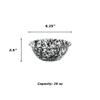 Crow Canyon Home Enamelware Cereal Bowl, 20 ounce, Black/White Splatter (Single) view 3