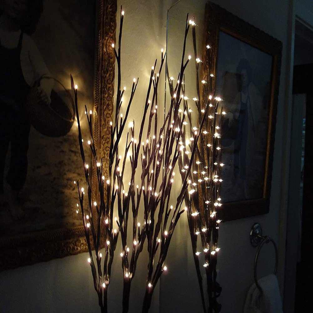 The Light Garden Lighted Willow Vine (Three Branch)