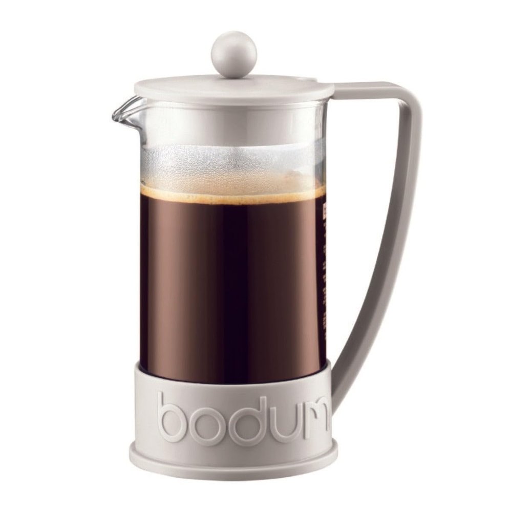 Bodum CD white Cafetire Brazil French Press 8 cup-1l, 8 Cups