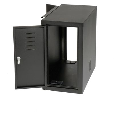 Global Industrial Computer Cabinet Side Car, Black, 12-1/8"W x 22-1/2"D x 21-1/2"H