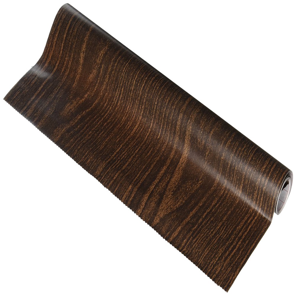 Con-Tact Brand Creative Covering Self-Adhesive Shelf and Drawer Liner, 18" x 9', Walnut Brown Wood Grain