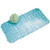 iDesign Pebblz Suction Non-Slip Bath Mat for Shower Bathtub, Stall, Set of 1, Blue view 1