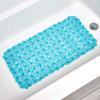 iDesign Pebblz Suction Non-Slip Bath Mat for Shower Bathtub, Stall, Set of 1, Blue view 3