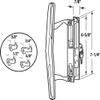 Prime-Line Products C 1159 Sliding Door Handle Set, Brass Plated view 2