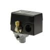 Pressure switch for air compressor made by Furnas / Hubbell 69JF7LY2C 95-125 Four port w/ unloader & on/off lever view 1
