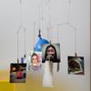 Kikkerland Hanging Photo Display  Picture Collage for Bedroom Decor & Wall Art  Customizable Gift view 2